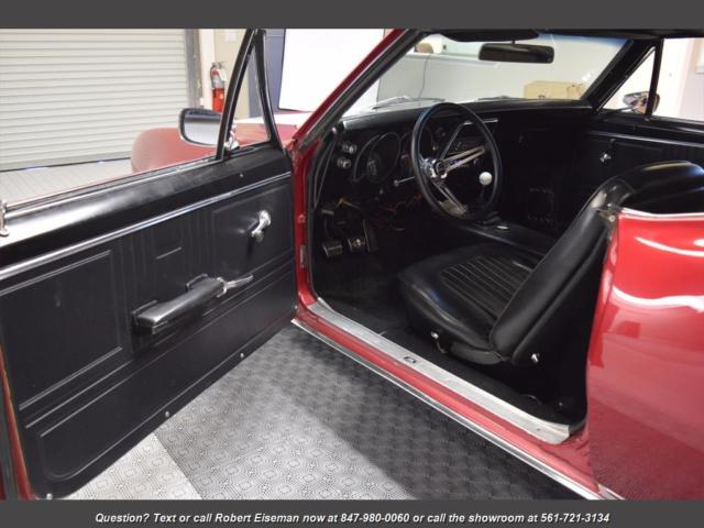 1967 Maroon Chevrolet Camaro --