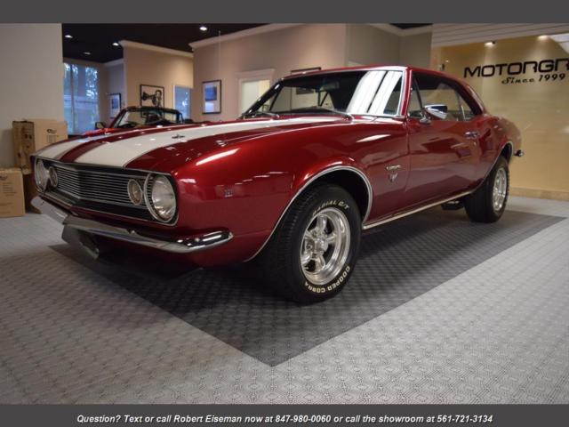 1967 Maroon Chevrolet Camaro --