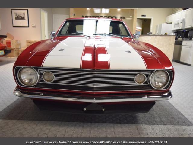1967 Maroon Chevrolet Camaro --