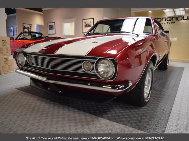 1967 Maroon Chevrolet Camaro --