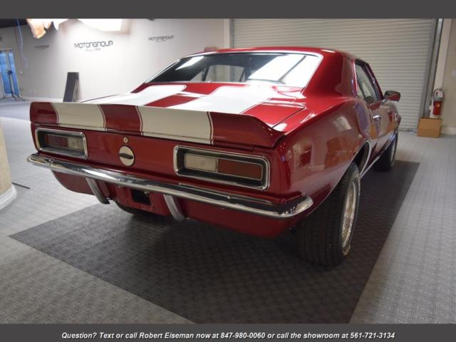 1967 Maroon Chevrolet Camaro --