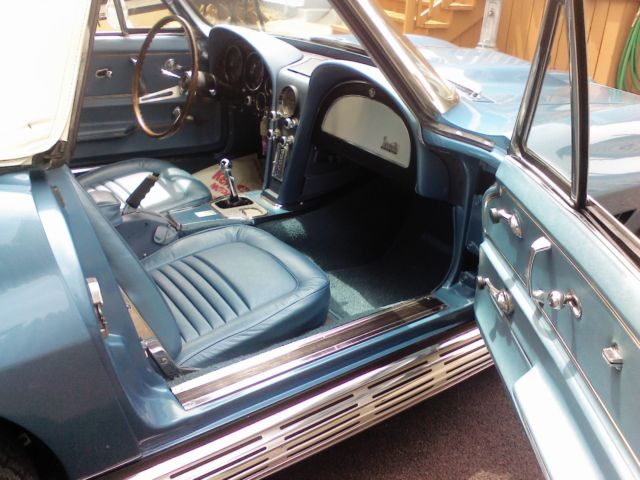 1967 Blue Chevrolet Corvette Convertible