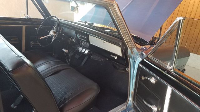 1967 Blue Chevrolet Nova Coupe