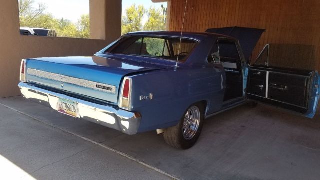 1967 Blue Chevrolet Nova Coupe