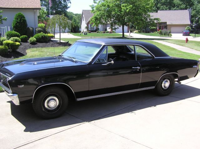 1967 Black Chevrolet Chevelle Coupe