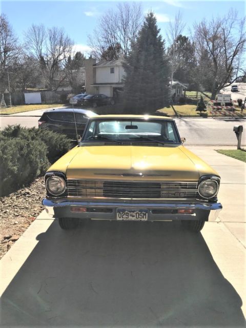 1967 YELLOW Chevrolet Nova Coupe
