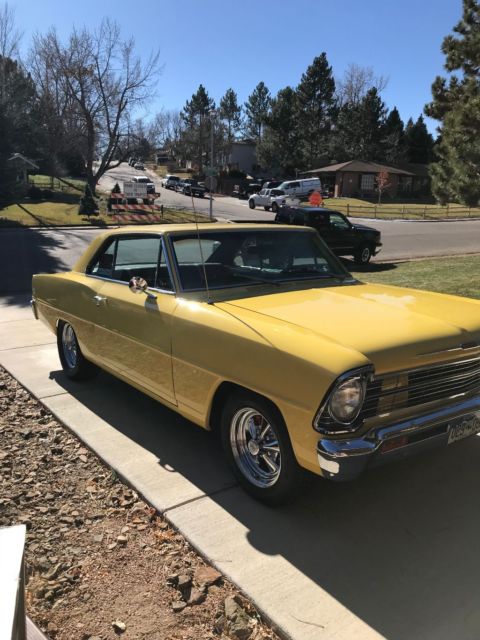 1967 YELLOW Chevrolet Nova Coupe
