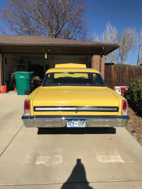 1967 YELLOW Chevrolet Nova Coupe