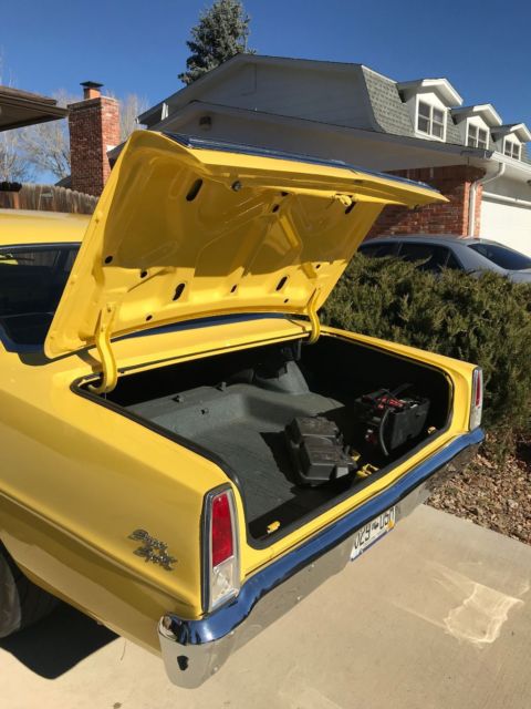 1967 YELLOW Chevrolet Nova Coupe