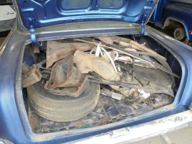 1957 Blue Chevrolet Bel Air/150/210 2 door post