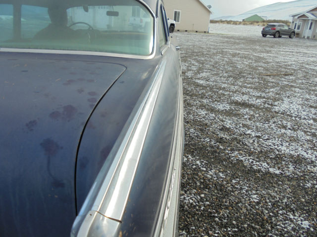 1957 Blue Chevrolet Bel Air/150/210 2 door post