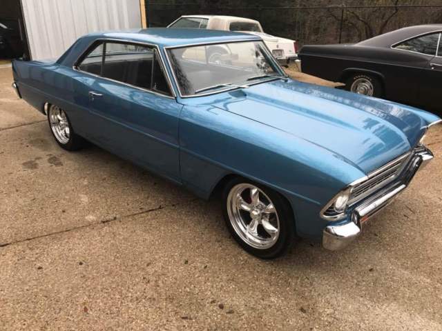 1967 Blue Chevrolet Nova Sedan