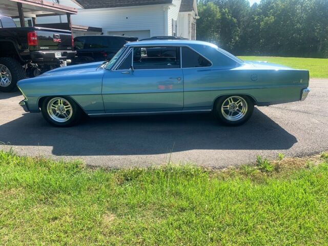 1967 Blue Chevrolet Nova Coupe