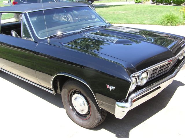 1967 Black Chevrolet Chevelle Coupe