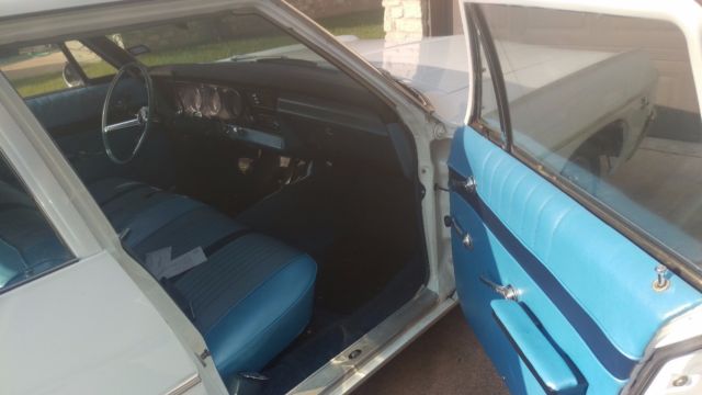 1967 White Chevrolet Bel Air/150/210 Sedan