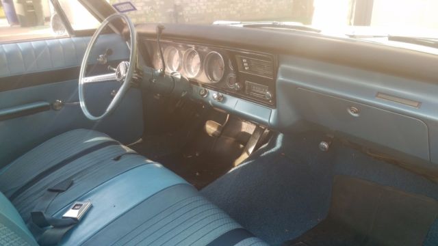 1967 White Chevrolet Bel Air/150/210 Sedan
