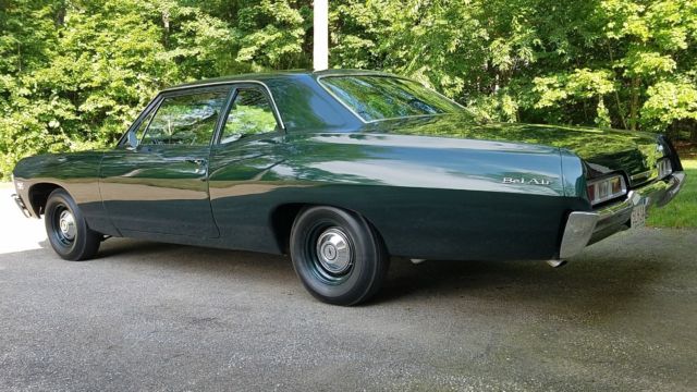 1967 Verde Green Chevrolet Bel Air/150/210 2 Door Post