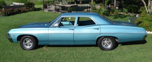 1967 Blue Chevrolet Bel Air/150/210 4 Door