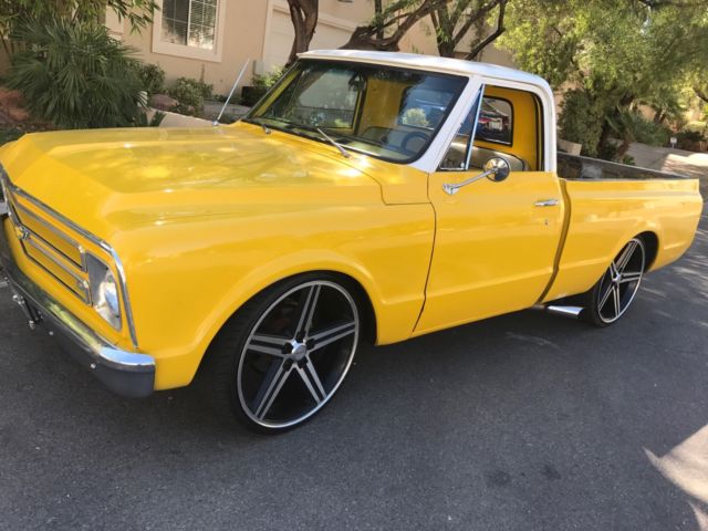1967 bumble bee yellow Chevrolet C-10