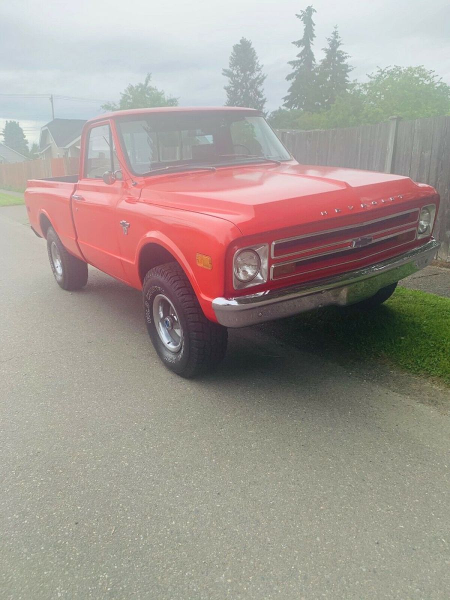 1967 Red Chevrolet C-10 Standard Cab Pickup
