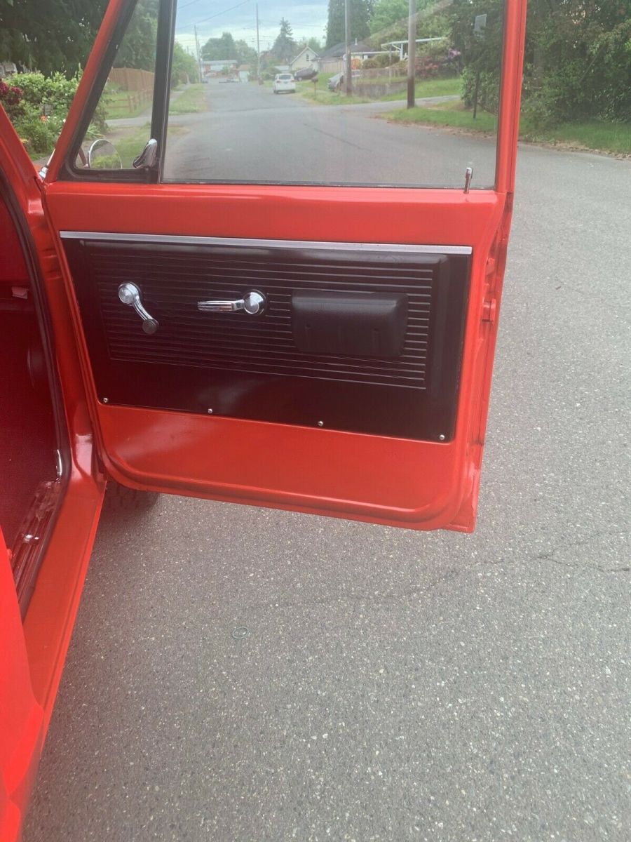 1967 Red Chevrolet C-10 Standard Cab Pickup