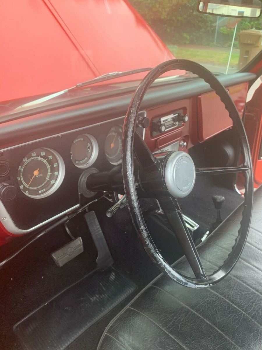 1967 Red Chevrolet C-10 Standard Cab Pickup