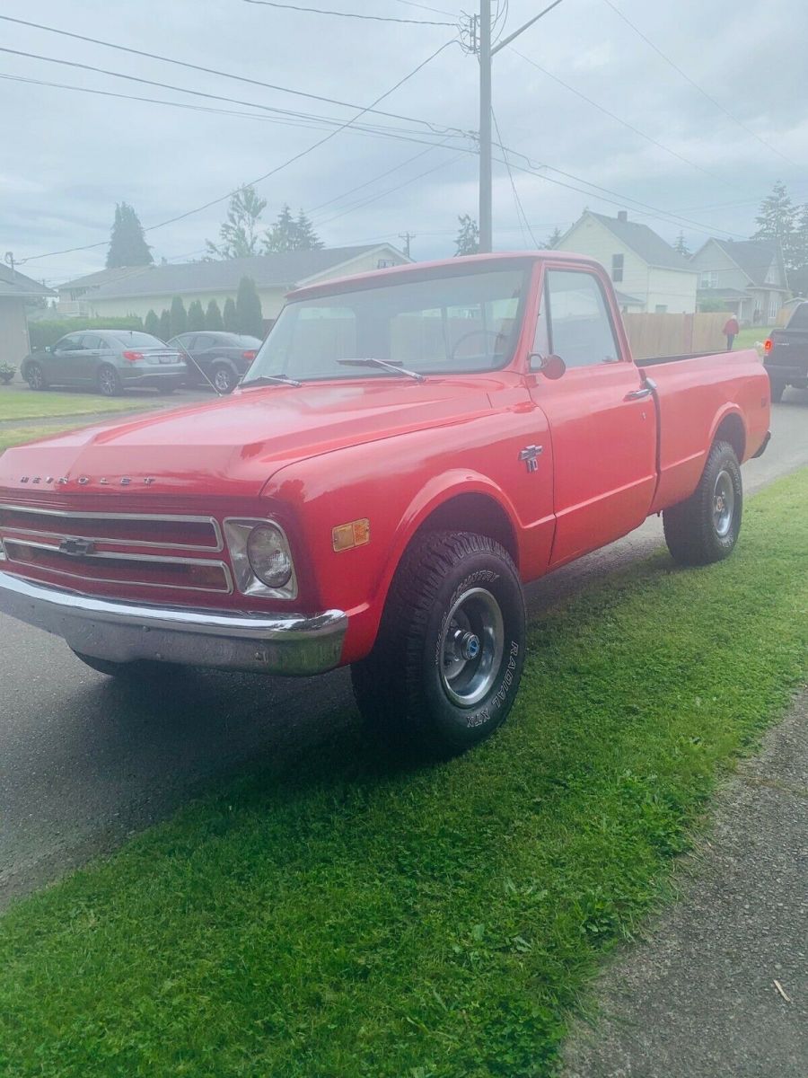 1967 Red Chevrolet C-10 Standard Cab Pickup