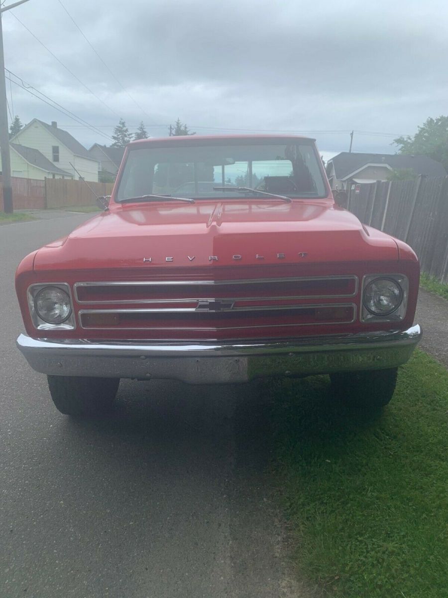 1967 Red Chevrolet C-10 Standard Cab Pickup