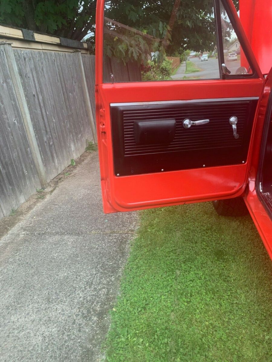 1967 Red Chevrolet C-10 Standard Cab Pickup