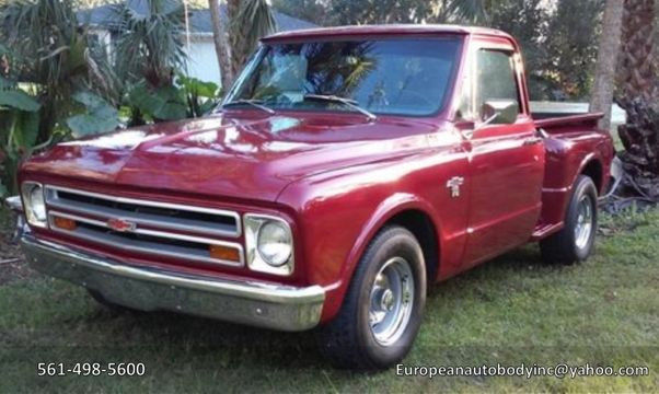 1967 Red Chevrolet C-10 Pickup Truck