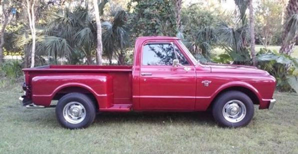 1967 Red Chevrolet C-10 Pickup Truck