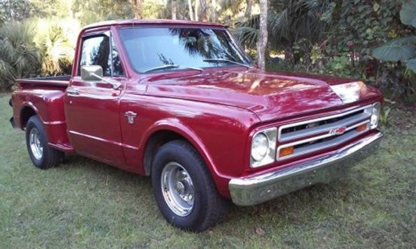 1967 Red Chevrolet C-10 Pickup Truck
