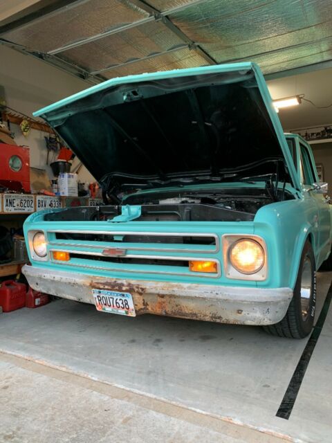 1967 Green Chevrolet C-10 Standard Cab Pickup