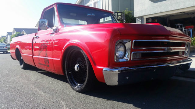 1967 Red Chevrolet C-10