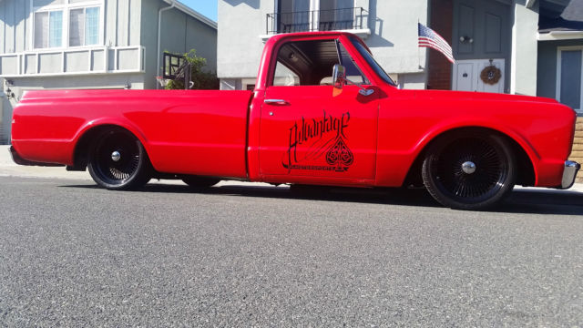 1967 Red Chevrolet C-10