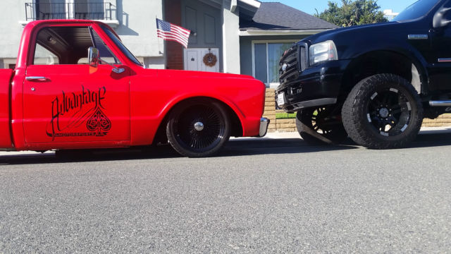 1967 Red Chevrolet C-10