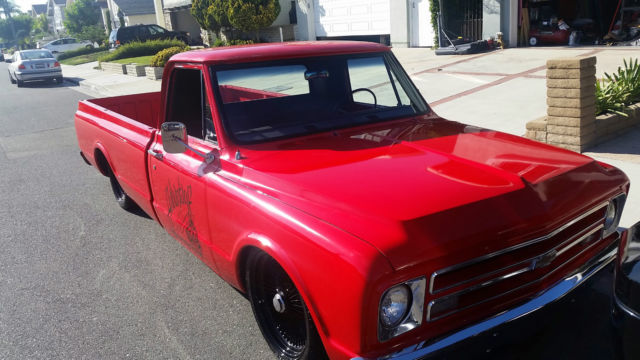 1967 Red Chevrolet C-10
