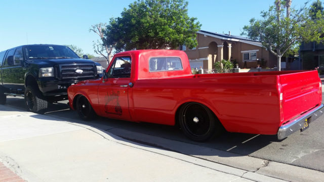 1967 Red Chevrolet C-10