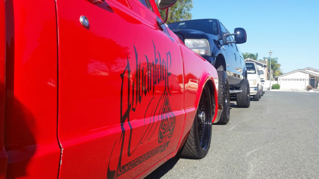 1967 Red Chevrolet C-10