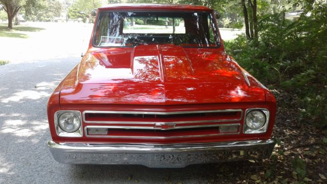 1967 Red Chevrolet C-10