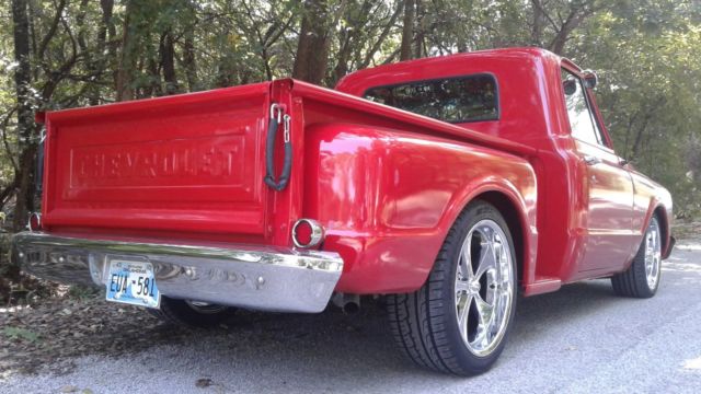 1967 Red Chevrolet C-10