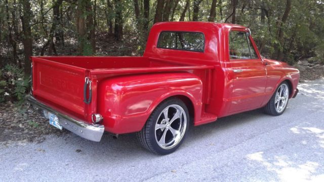 1967 Red Chevrolet C-10