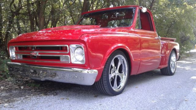 1967 Red Chevrolet C-10