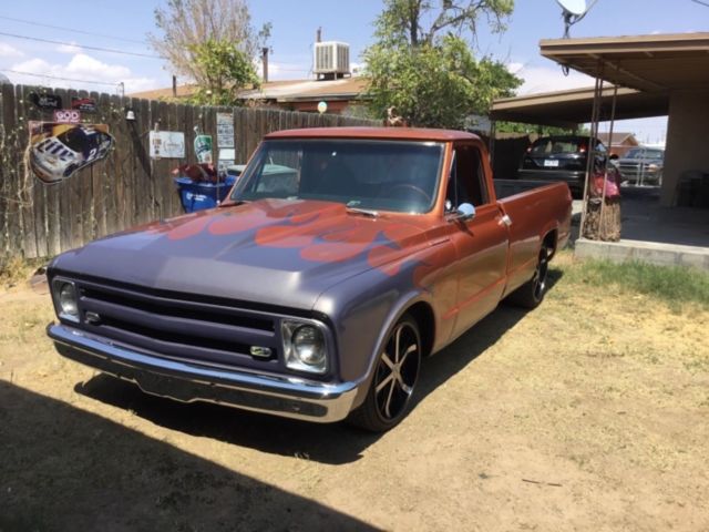 1967 Orange Chevrolet C-10 Standard Cab Pickup