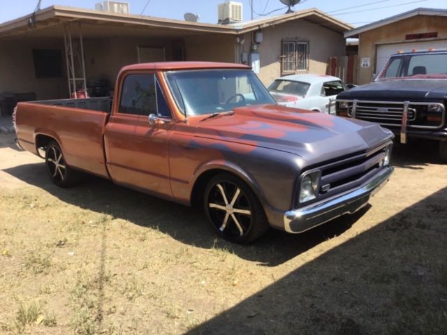 1967 Orange Chevrolet C-10 Standard Cab Pickup