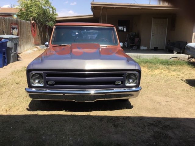 1967 Orange Chevrolet C-10 Standard Cab Pickup