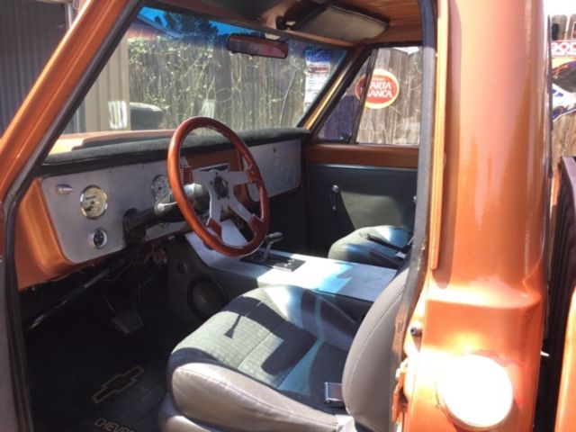 1967 Orange Chevrolet C-10 Standard Cab Pickup
