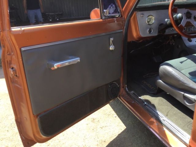 1967 Orange Chevrolet C-10 Standard Cab Pickup