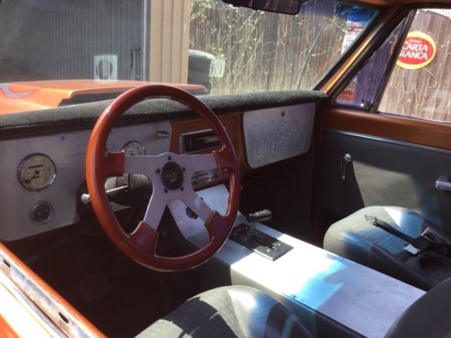 1967 Orange Chevrolet C-10 Standard Cab Pickup