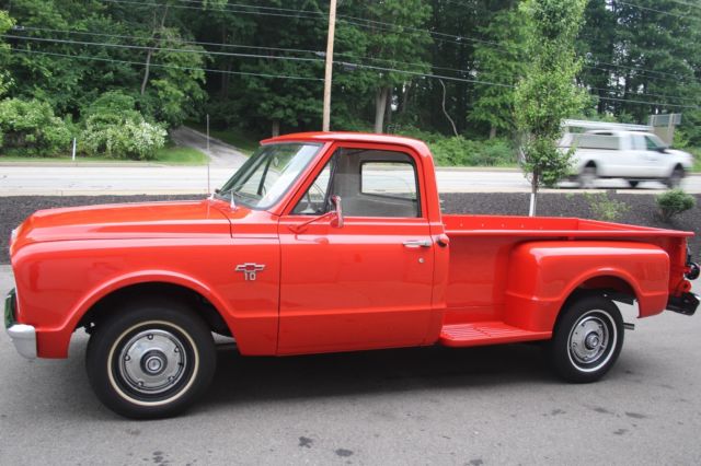 1967 Orange Chevrolet C-10 Standard Cab Pickup